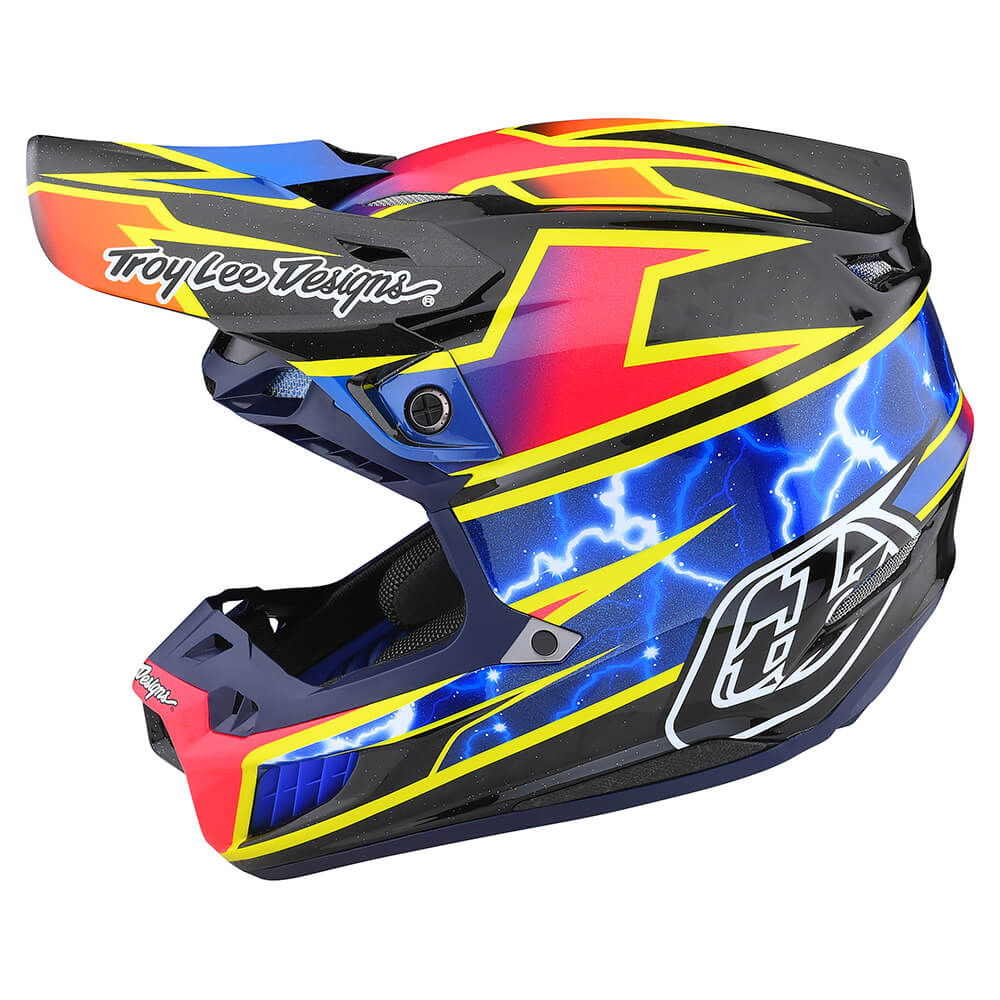 Troy Lee Designs SE5 Carbon Helmet - Lightning