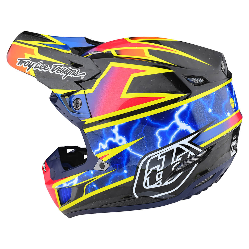 Troy Lee Designs SE5 Carbon Helmet - Lightning