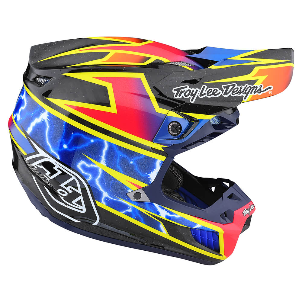 Troy Lee Designs SE5 Carbon Helmet - Lightning