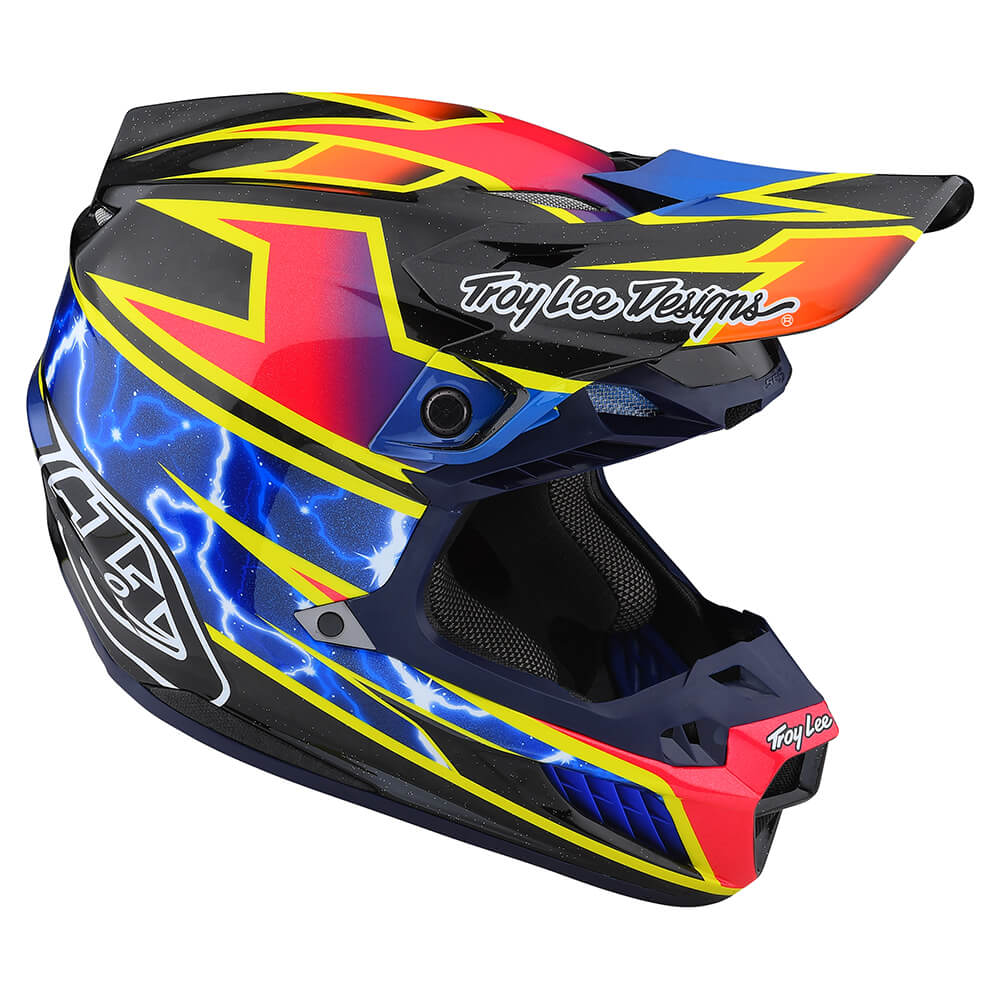 Troy Lee Designs SE5 Carbon Helmet - Lightning