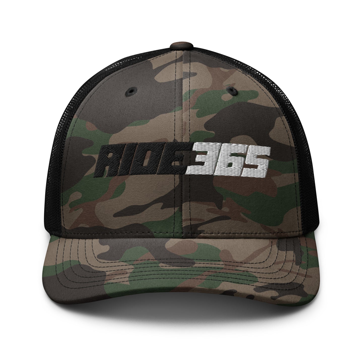 Camouflage trucker hat