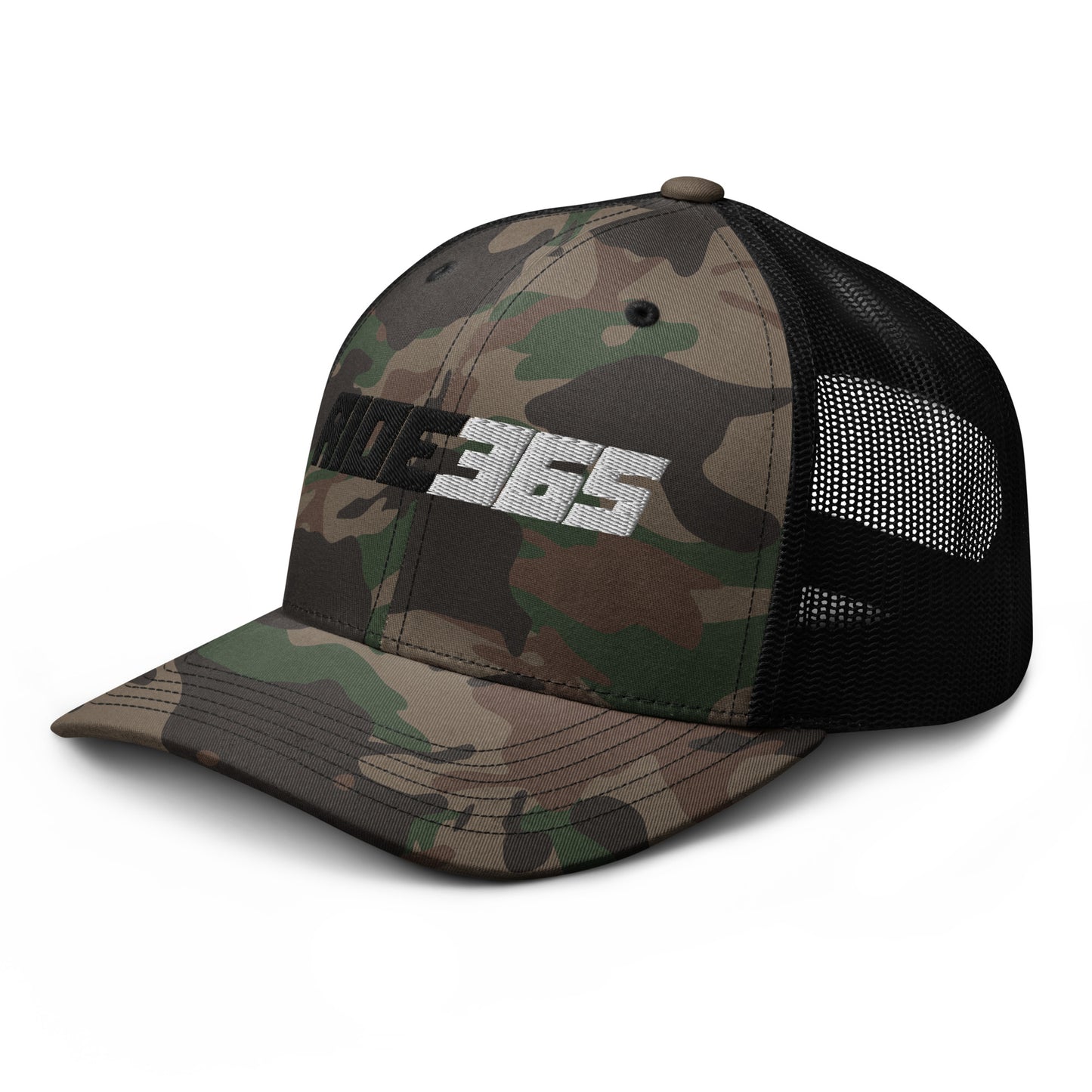 Camouflage trucker hat