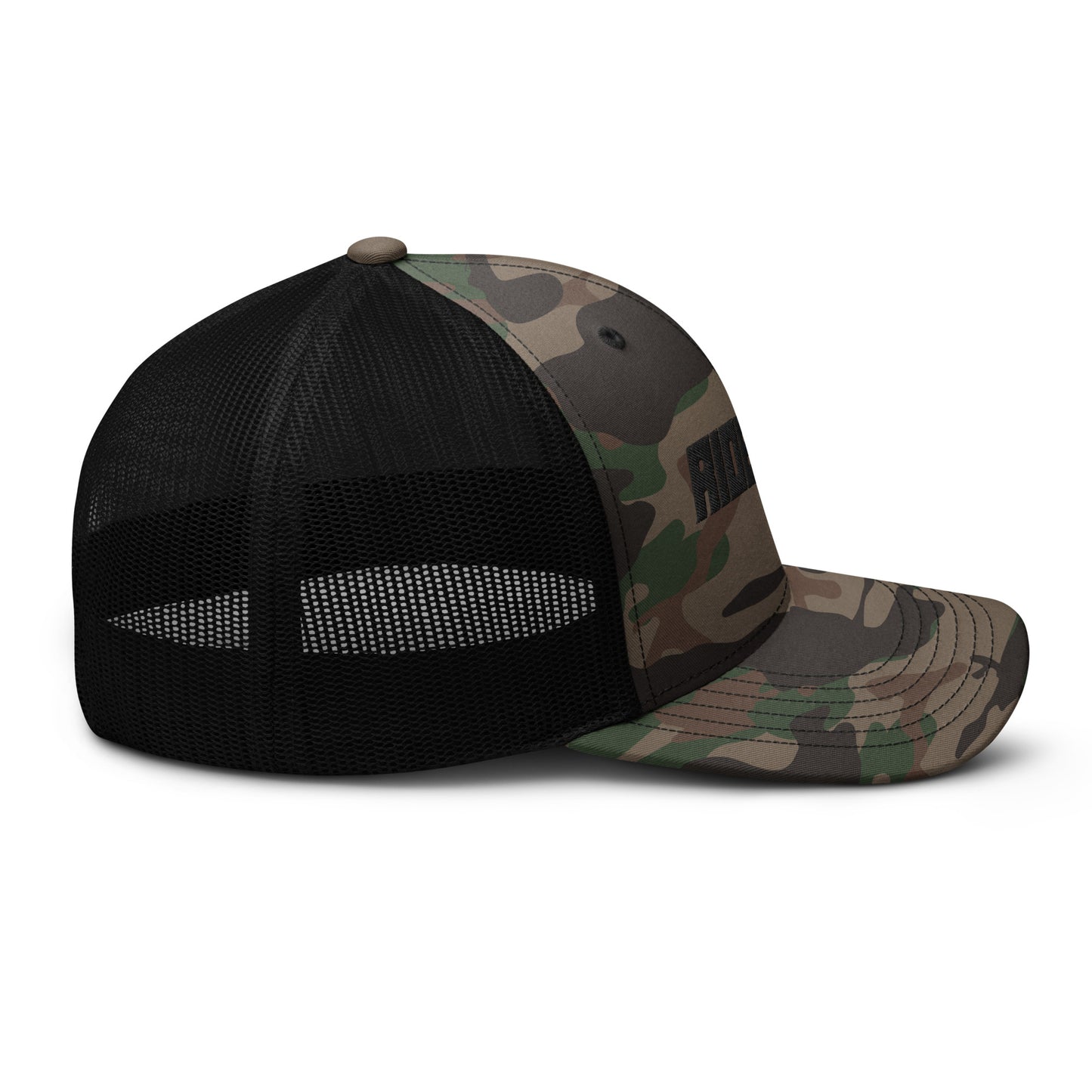 Camouflage trucker hat