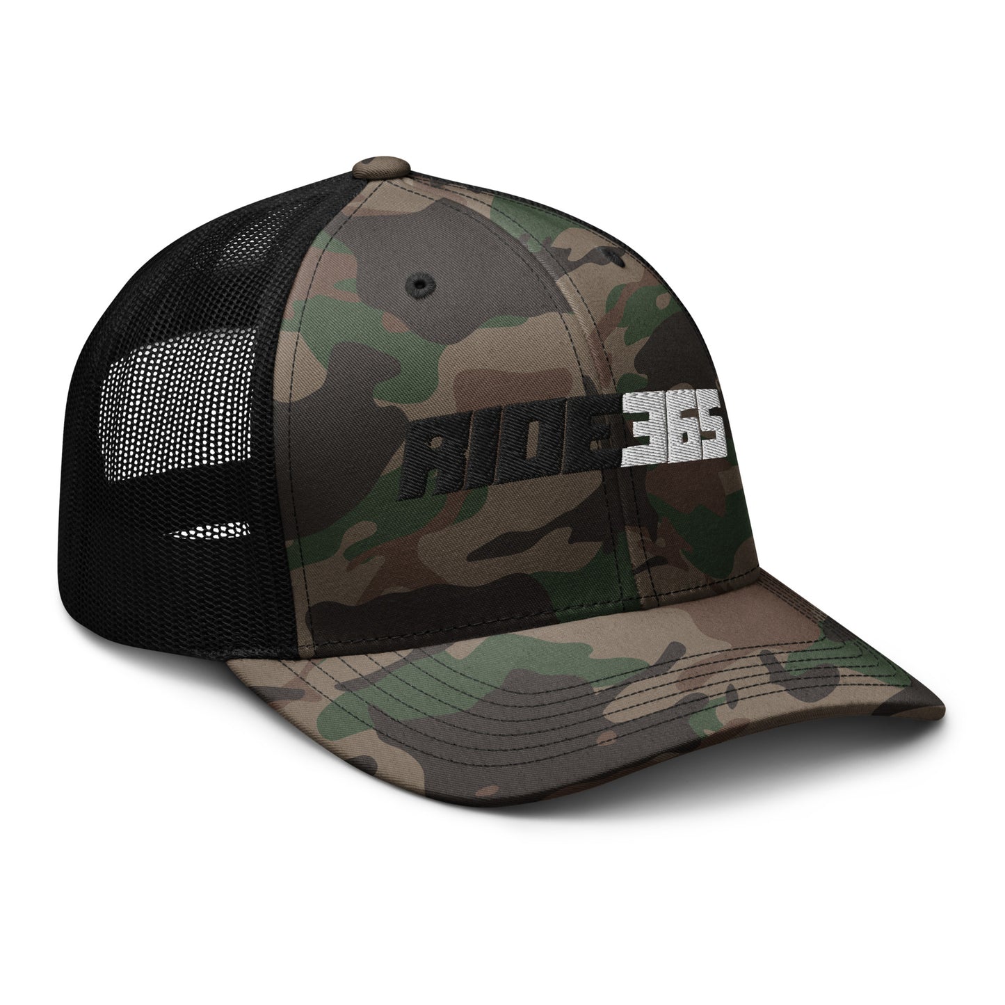 Camouflage trucker hat