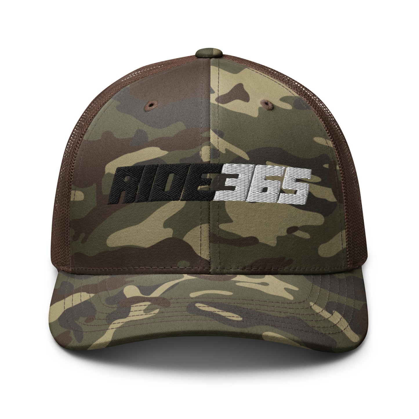 Camouflage trucker hat