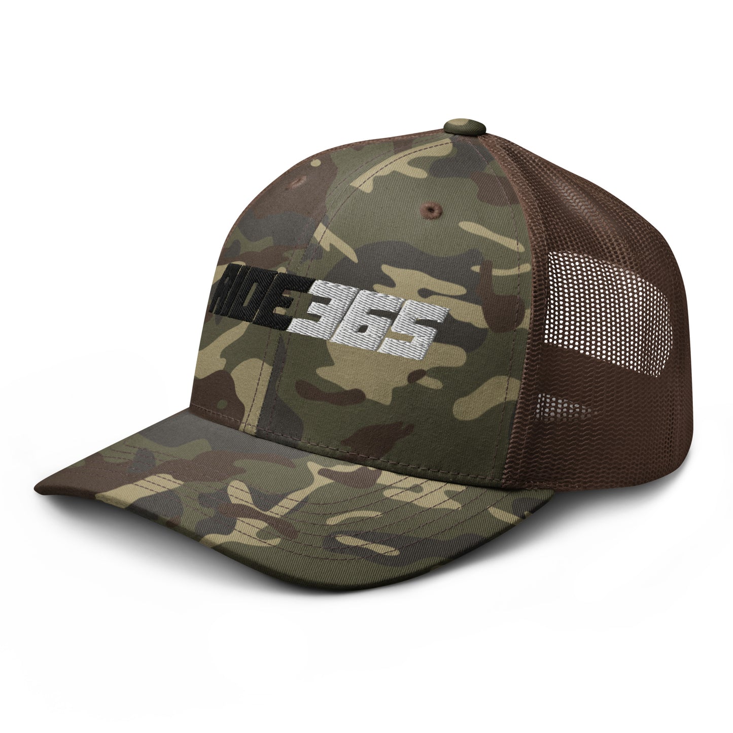 Camouflage trucker hat