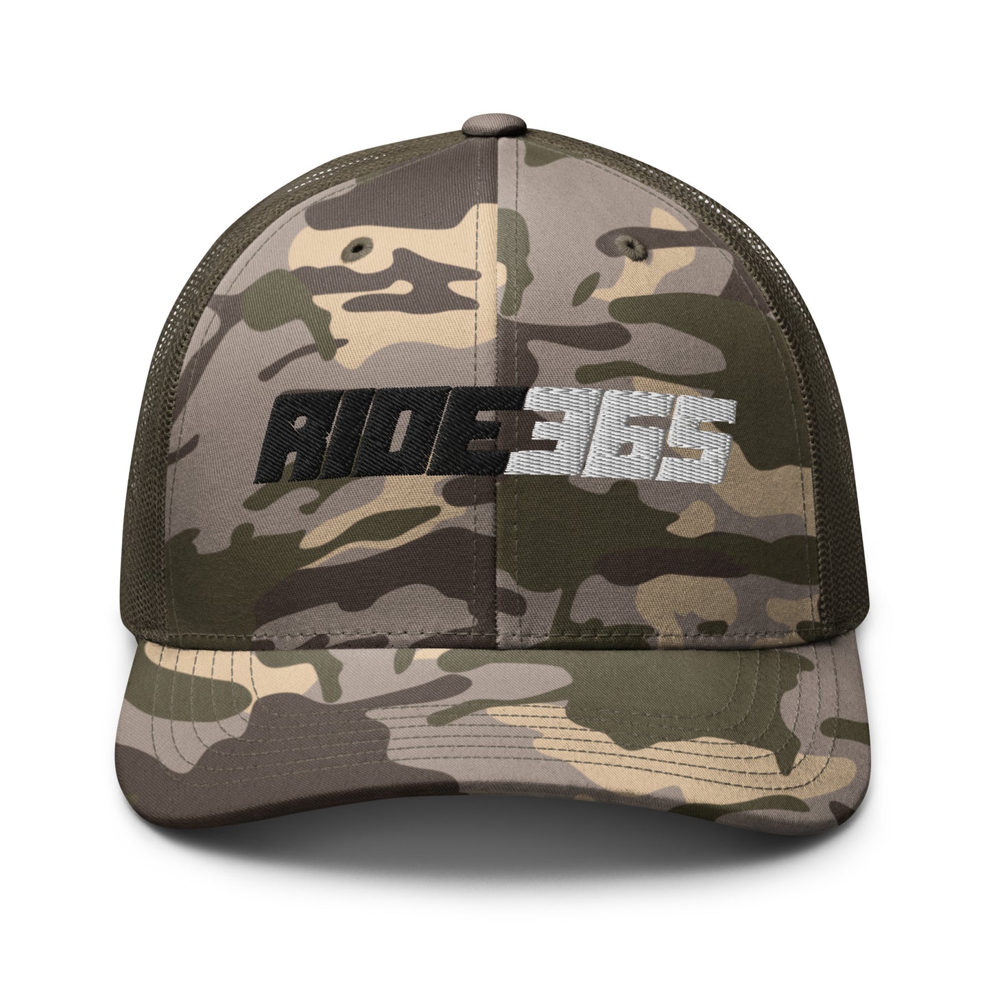 Camouflage trucker hat