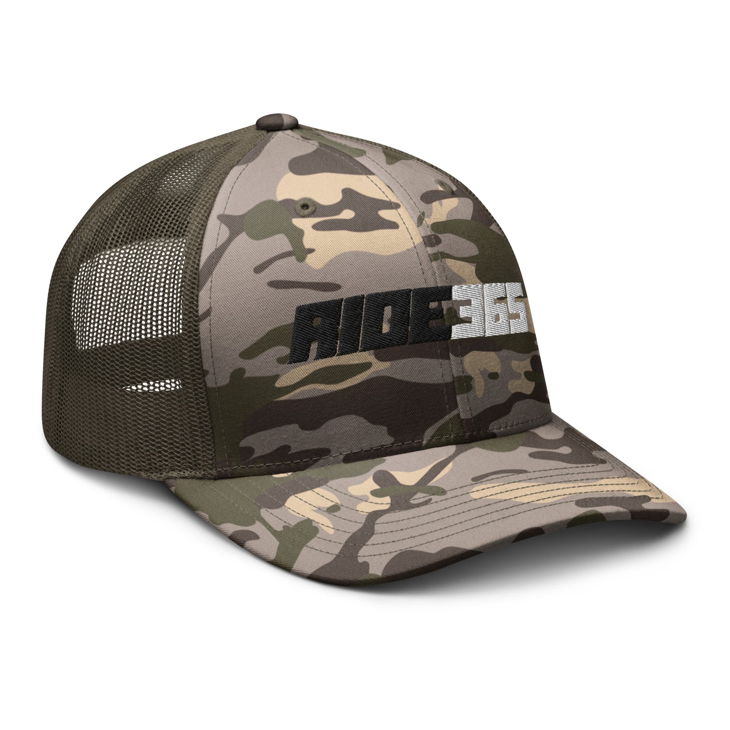 Camouflage trucker hat