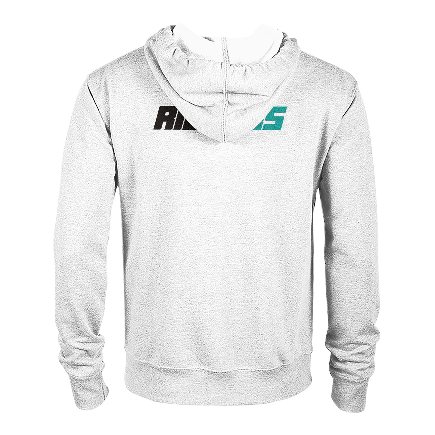 RIDE365 Classic Zip Hoodie White/Teal